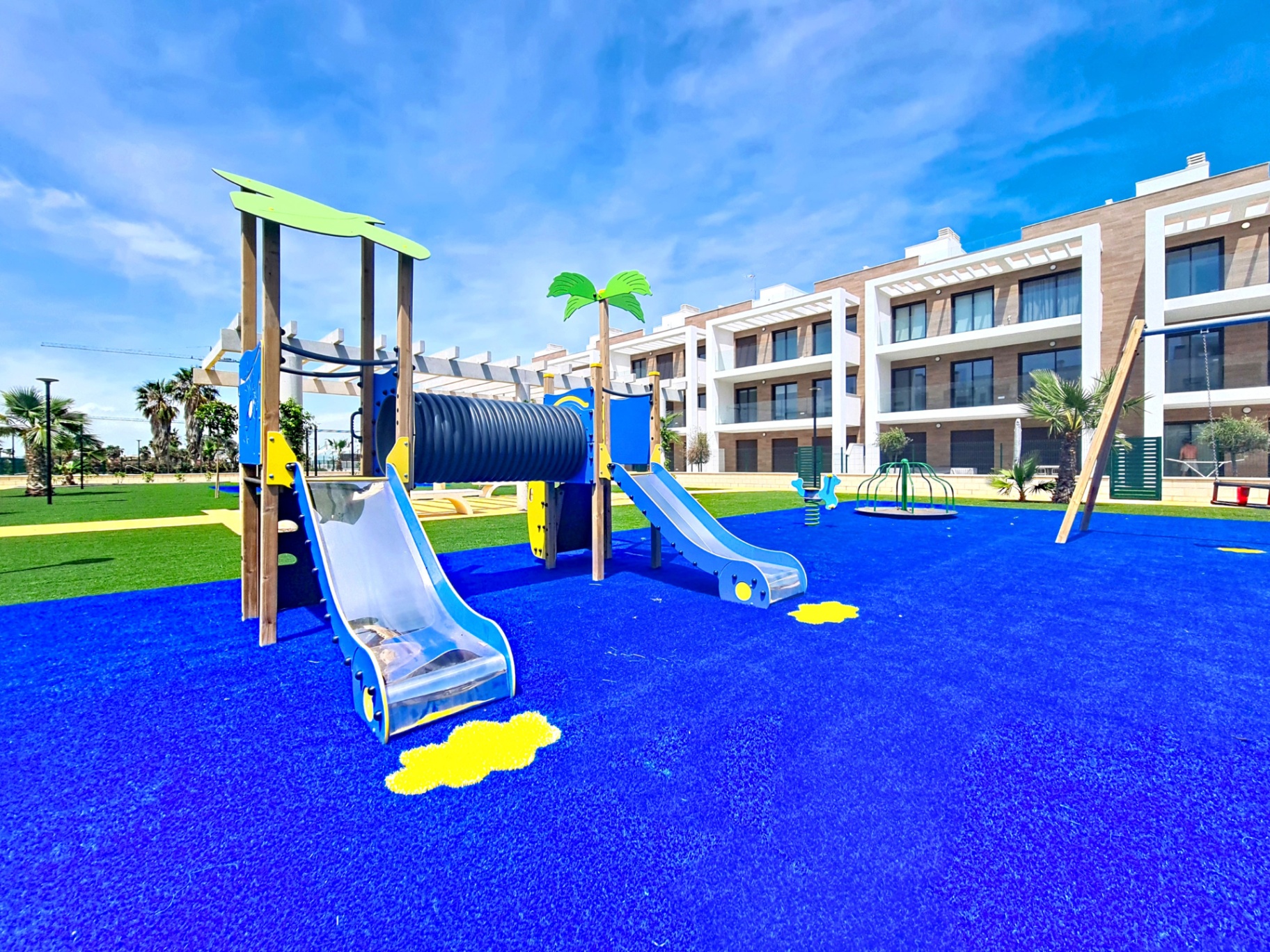 Children's playground within the gated development
